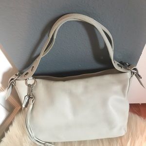 Coach leather shoulder bag